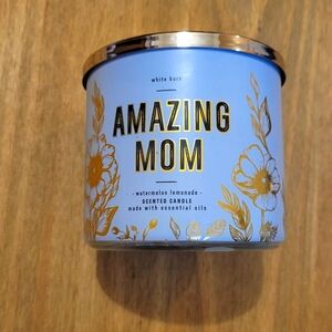 White Barn Watermelon Lemonade 3 Wick Candle "Amazing Mom" print